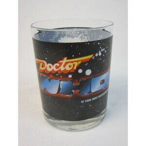 Vintage 1990 Doctor Who Tardis Drinking Glass